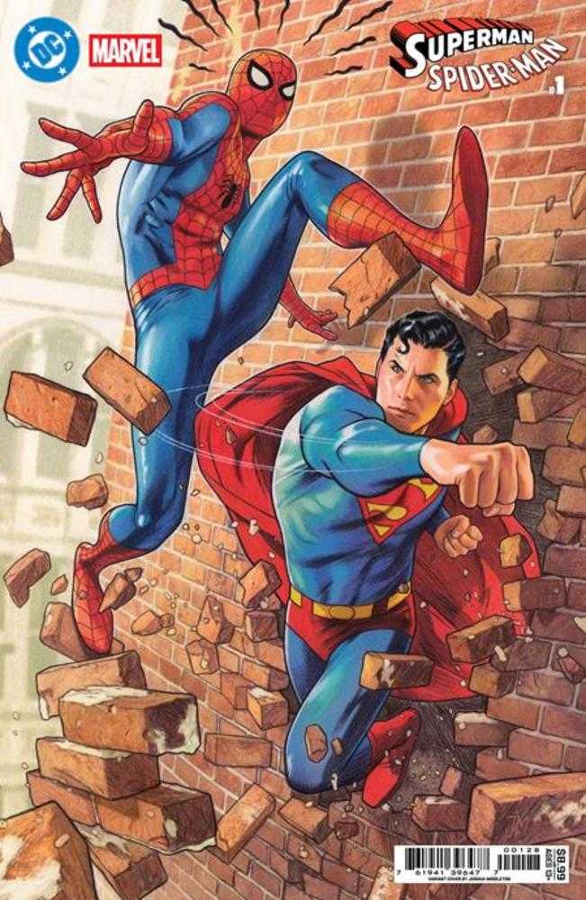 DC/MARVEL: SUPERMAN/SPIDER-MAN #1 (ONE SHOT) COVER P JOSHUA MIDDLETON CARD STOCK VARIANT