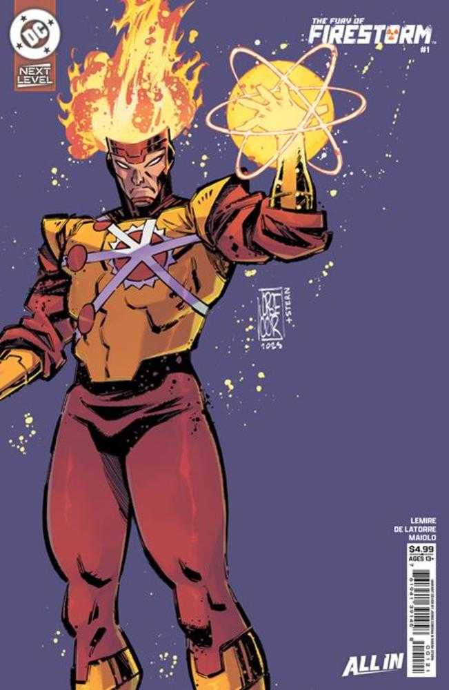 FURY OF FIRESTORM #1 (OF 6) COVER D JORGE CORONA NEXT LEVEL CARD STOCK VARIANT