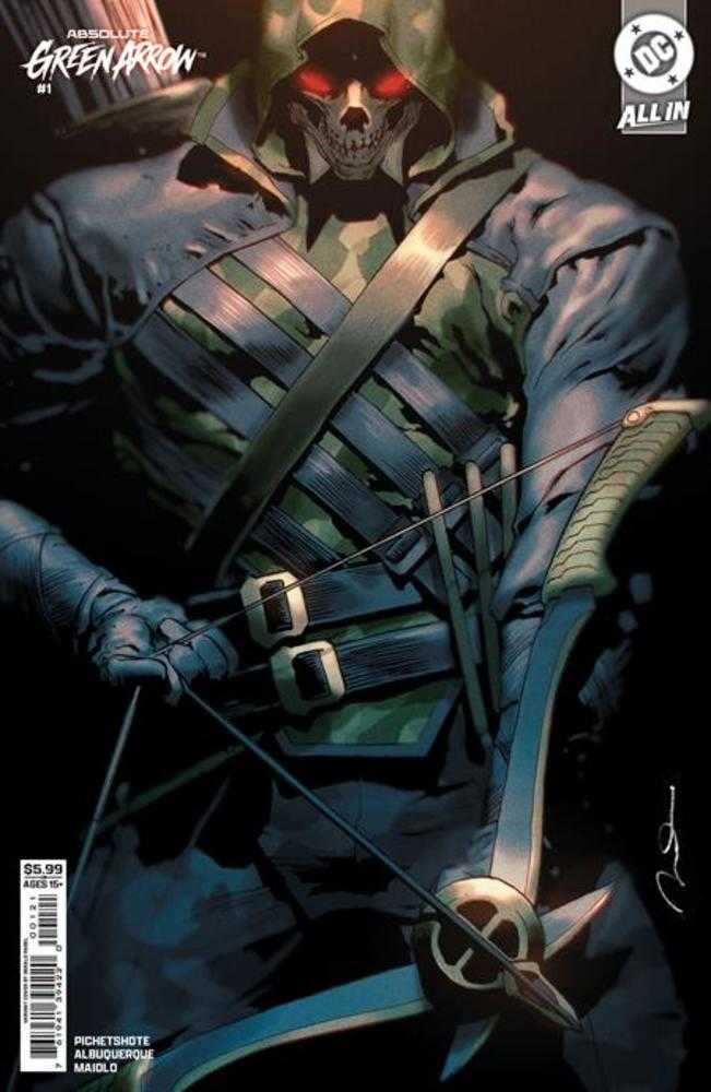 ABSOLUTE GREEN ARROW #1 (OF 6) COVER B GERALD PAREL CARD STOCK VARIANT