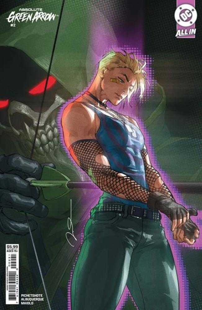 ABSOLUTE GREEN ARROW #2 (OF 6) COVER B GERALD PAREL CARD STOCK VARIANT