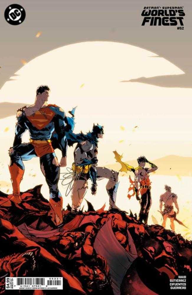 BATMAN/SUPERMAN: WORLD'S FINEST #52 COVER B ADRIAN GUTIERREZ CARD STOCK VARIANT