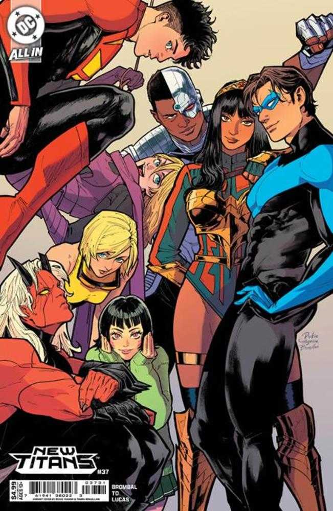 NEW TITANS #37 COVER C RICKIE YAGAWA CARD STOCK VARIANT