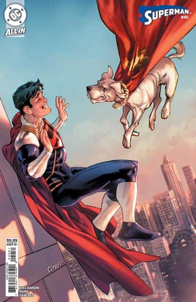 SUPERMAN #40 COVER E TIRSO CONS CARD STOCK VARIANT