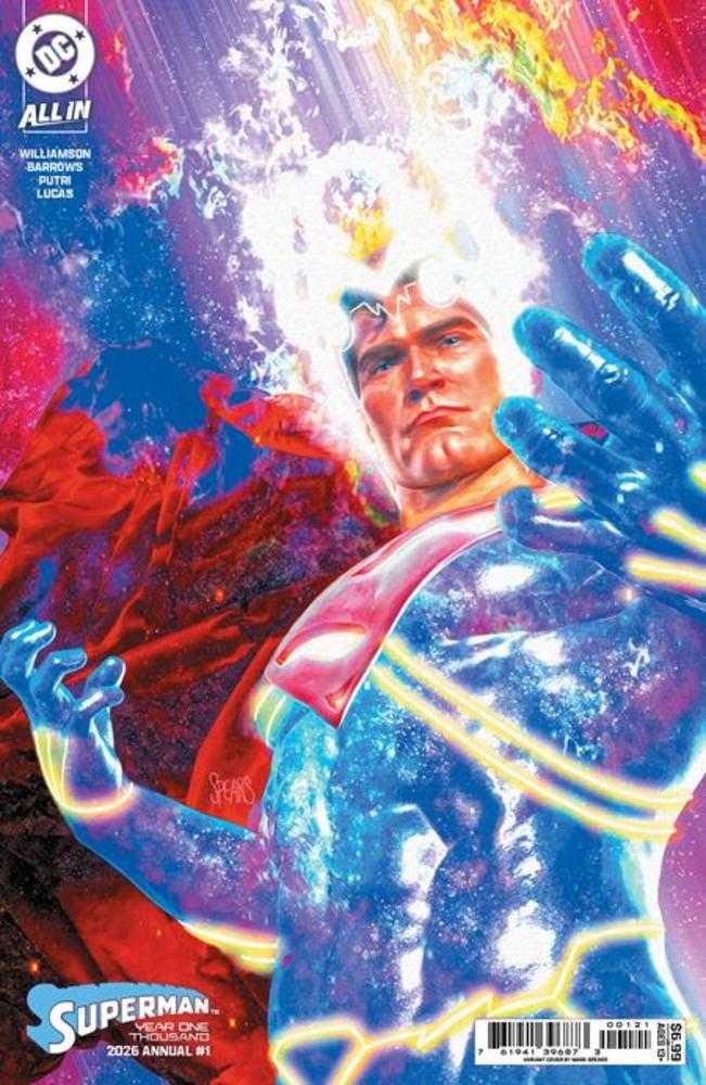 SUPERMAN ANNUAL: YEAR ONE THOUSAND #1 (ONE SHOT) COVER B MARK SPEARS CARD STOCK VARIANT (DC K.O.)