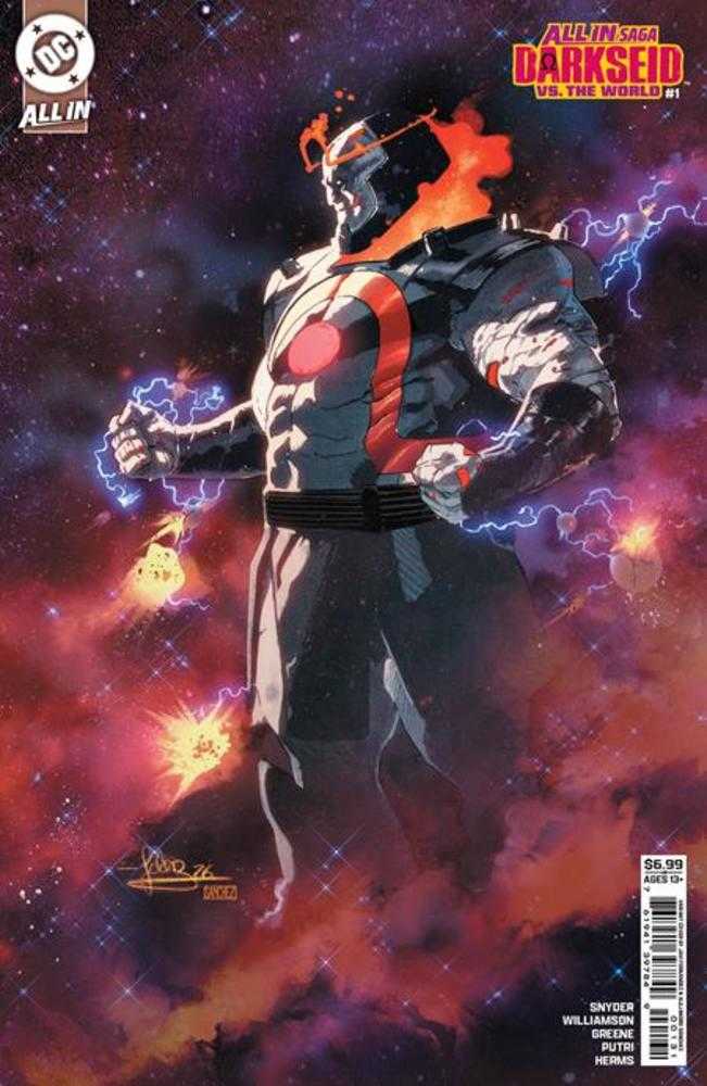 DC All In Saga: Darkseid Vs. The World #1 (One Shot) Cover C Javi Fernandez Card Stock Variant