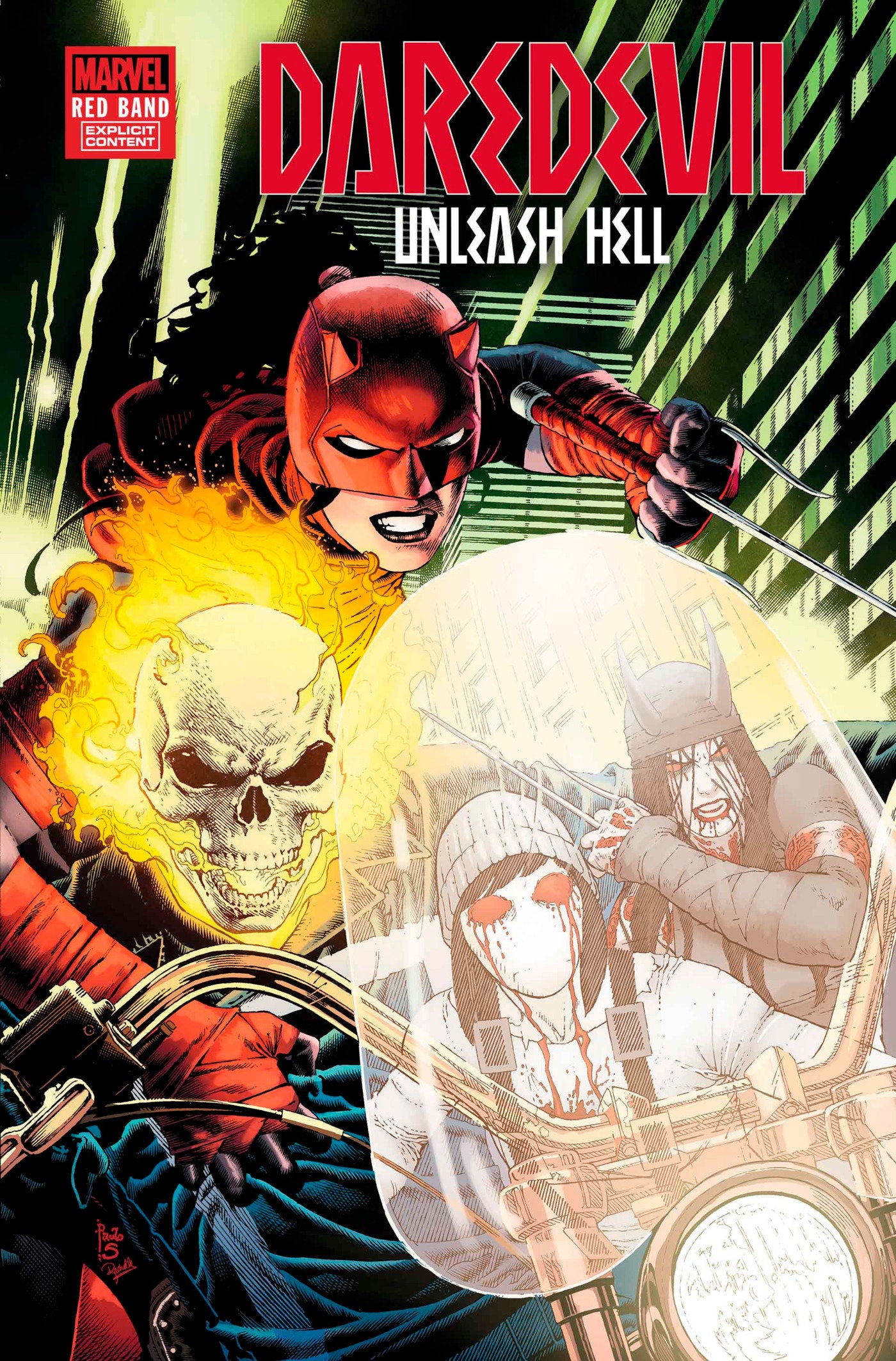 DAREDEVIL: UNLEASH HELL - RED BAND #4 (OF 5) (POLYBAG)