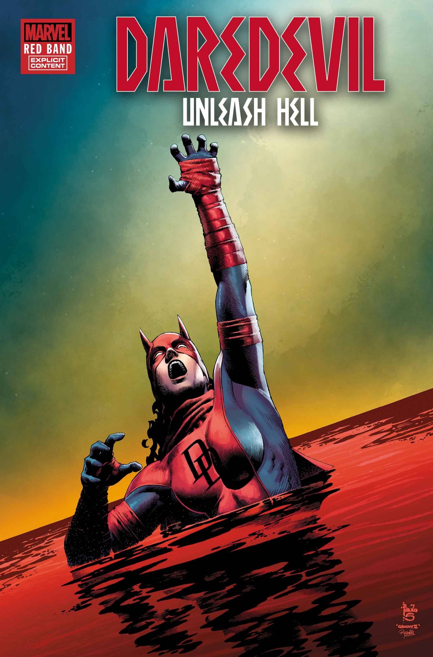 DAREDEVIL: UNLEASH HELL RED BAND #2 (OF 5) (POLYBAG)