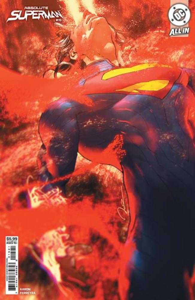 ABSOLUTE SUPERMAN #15 COVER B GERALD PAREL CARD STOCK VARIANT