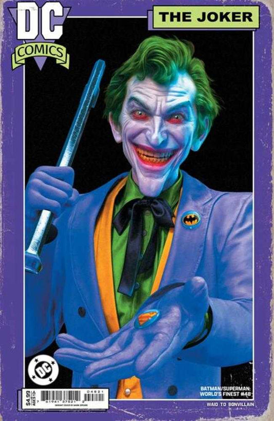 BATMAN SUPERMAN: WORLD'S FINEST #48 COVER B MARK SPEARS CARD STOCK VARIANT