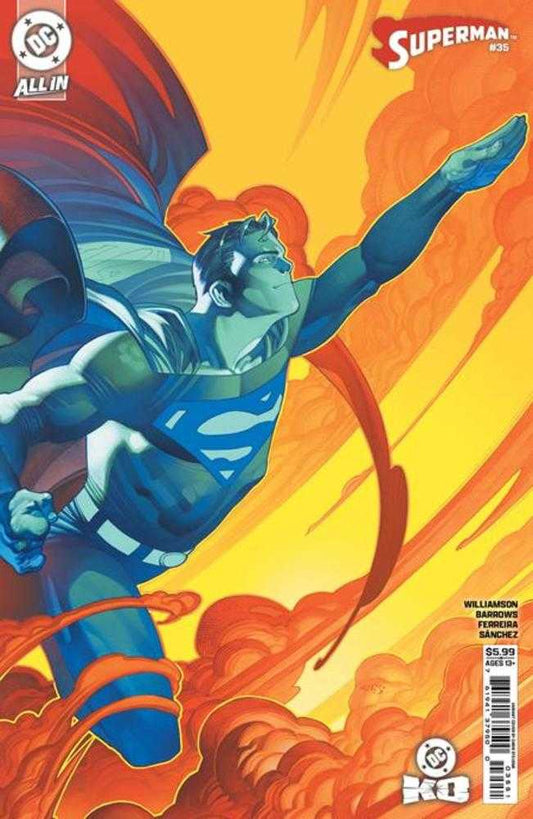 SUPERMAN #35 COVER E CHRIS STEVENS CARD STOCK VARIANT (DC K.O.)