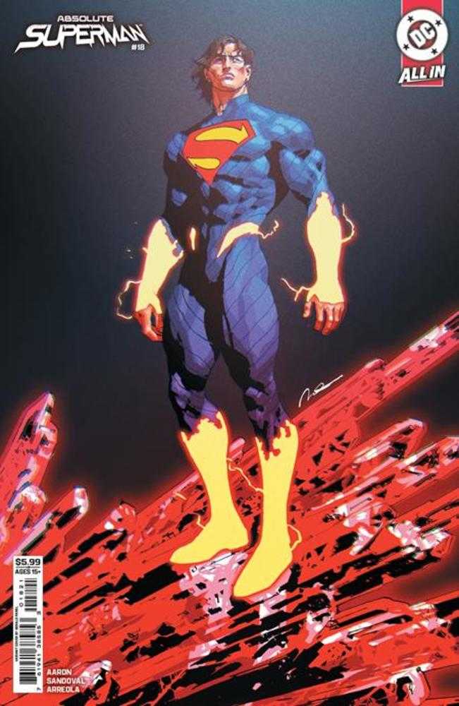 ABSOLUTE SUPERMAN #18 COVER B GERALD PAREL CARD STOCK VARIANT