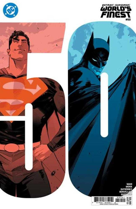 BATMAN SUPERMAN: WORLD'S FINEST #50 COVER E ADRIAN GUTIERREZ CARD STOCK VARIANT