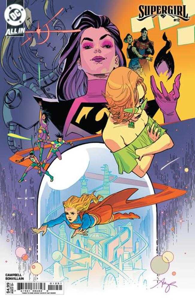 SUPERGIRL #12 COVER E AMY REEDER THINGS TO COME CARD STOCK VARIANT (THE REIGN OF THE SUPERBOYS)