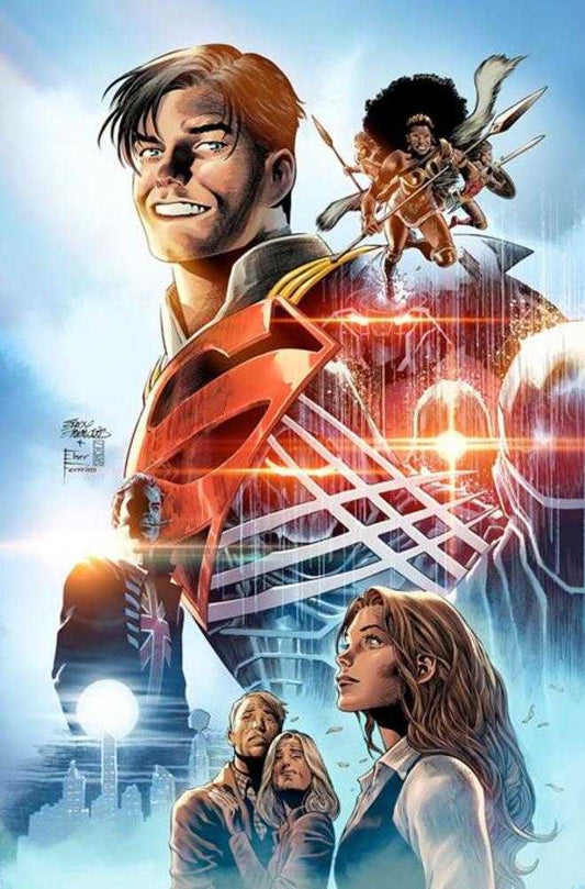 SUPERMAN #37 COVER E EDDY BARROWS THINGS TO COME CARD STOCK VARIANT (THE REIGN OF THE SUPERBOYS)