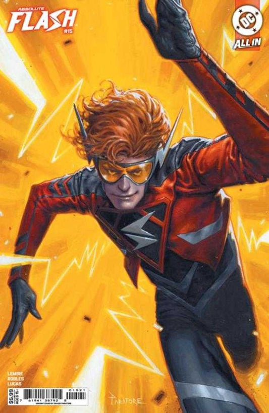 ABSOLUTE FLASH #15 COVER B DAVIDE PARATORE CARD STOCK VARIANT