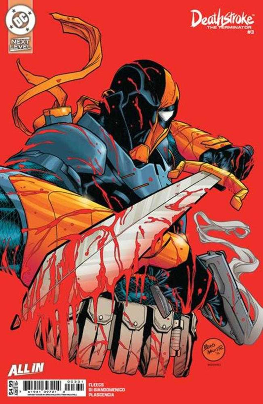 DEATHSTROKE THE TERMINATOR #3 COVER C BRAD WALKER CARD STOCK VARIANT
