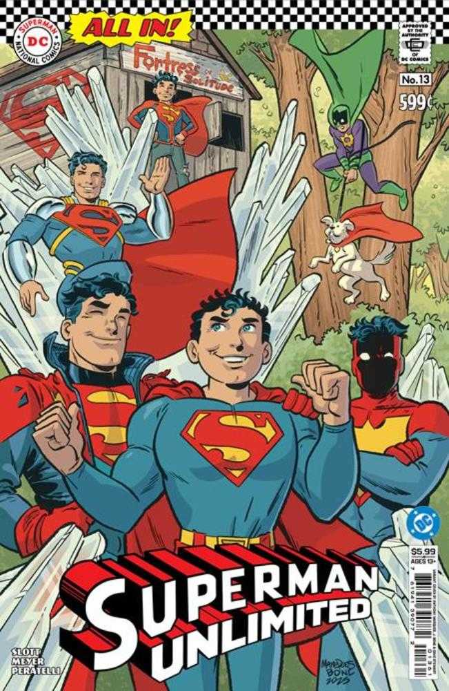 SUPERMAN UNLIMITED #13 COVER E ANTHONY MARQUES CARD STOCK VARIANT (THE REIGN OF THE SUPERBOYS)