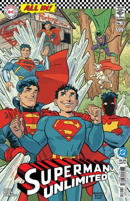 SUPERMAN UNLIMITED #13 COVER E ANTHONY MARQUES CARD STOCK VARIANT (THE REIGN OF THE SUPERBOYS)