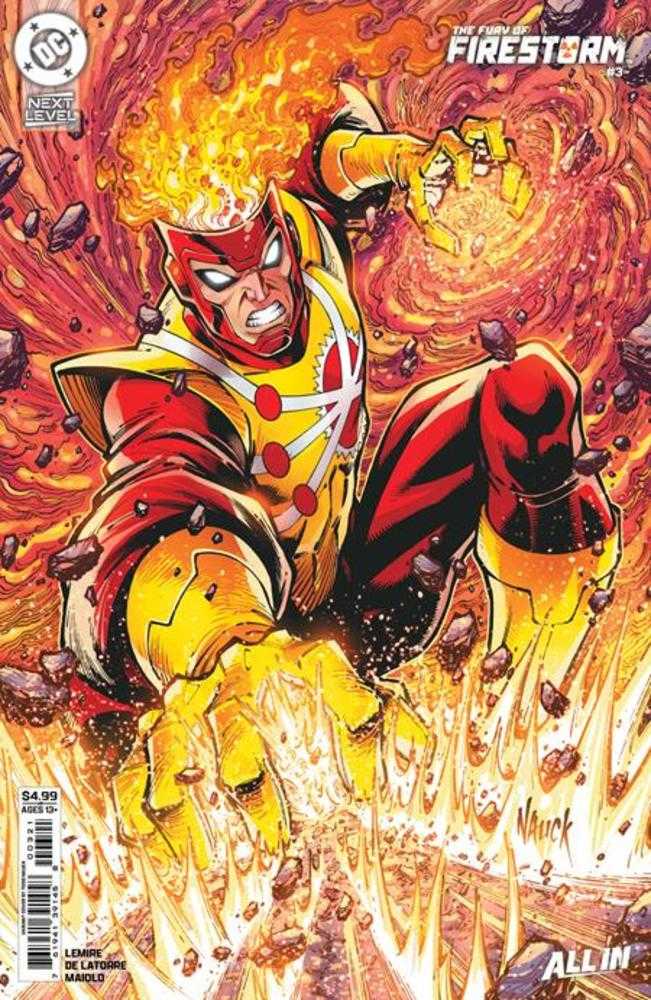 FURY OF FIRESTORM #3 (OF 8) COVER B TODD NAUCK CARD STOCK VARIANT