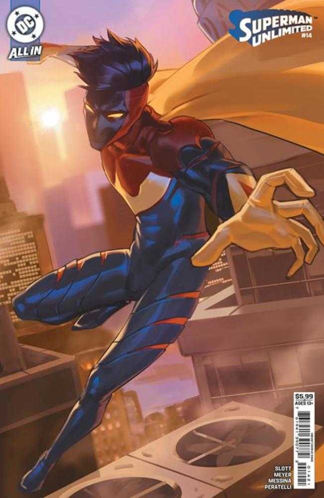 SUPERMAN UNLIMITED #14 COVER B RAIKO CARD STOCK VARIANT (THE REIGN OF THE SUPERBOYS)