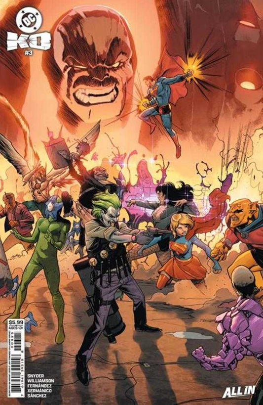 DC K.O. #3 (OF 5) 2ND PRINT COVER B JAVIER FERNANDEZ CONNECTING CARD STOCK VARIANT