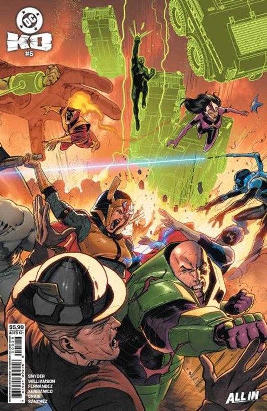 DC K.O. #5 (OF 5) 2ND PRINT COVER B JAVIER FERNANDEZ CONNECTING CARD STOCK VARIANT