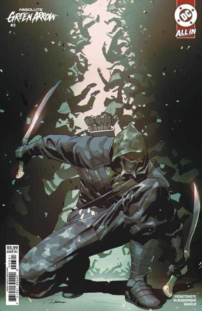 ABSOLUTE GREEN ARROW #3 (OF 6) COVER B GERALD PAREL CARD STOCK VARIANT