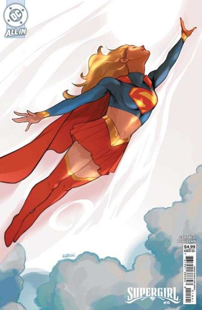 SUPERGIRL #15 COVER D KARL KERSCHL CARD STOCK VARIANT (THE REIGN OF THE SUPERBOYS)