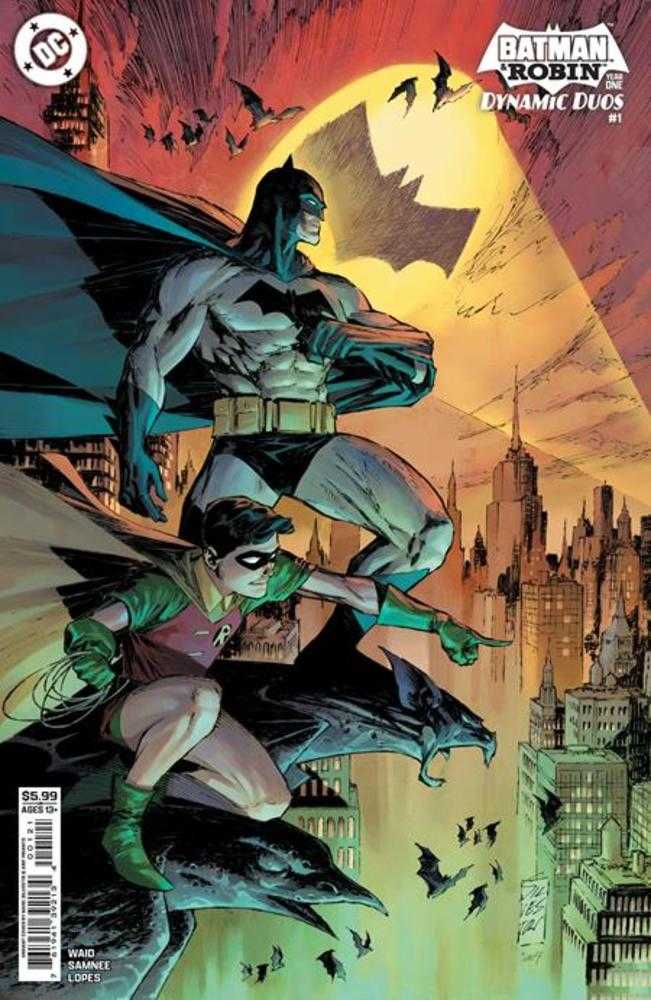 BATMAN & ROBIN: YEAR ONE - DYNAMIC DUOS #1 (OF 12) COVER B MARC SILVESTRI CARD STOCK VARIANT