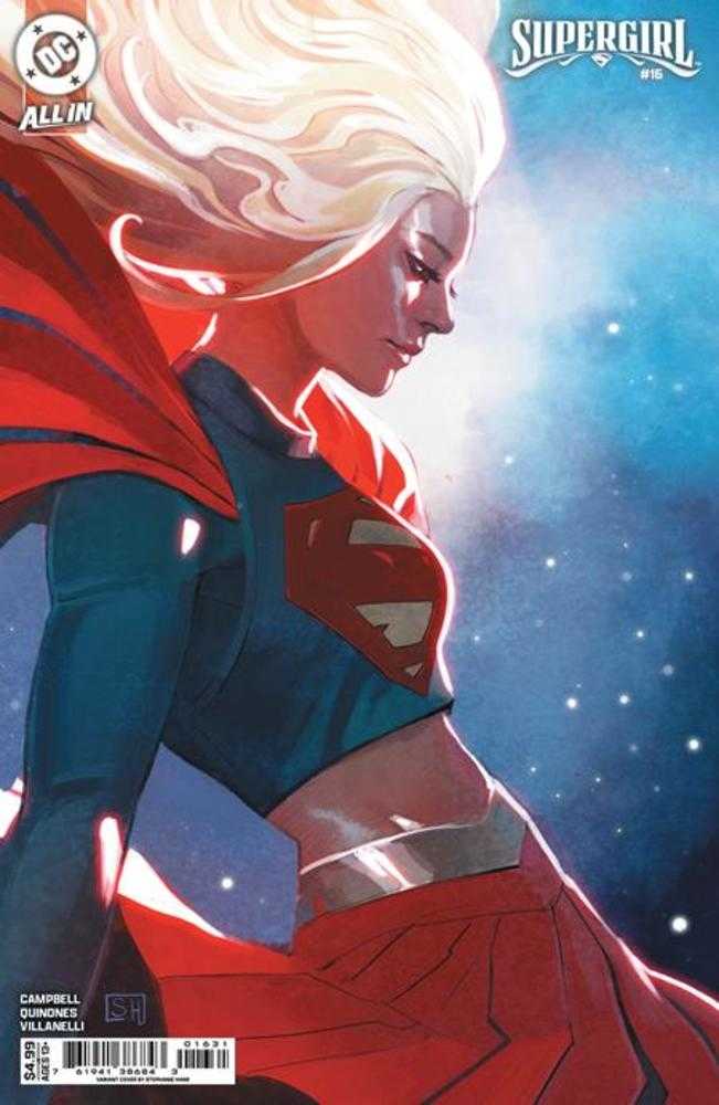 SUPERGIRL #16 COVER C STEPHANINE HANS CARD STOCK VARIANT (KINGDOM OF ZOD)