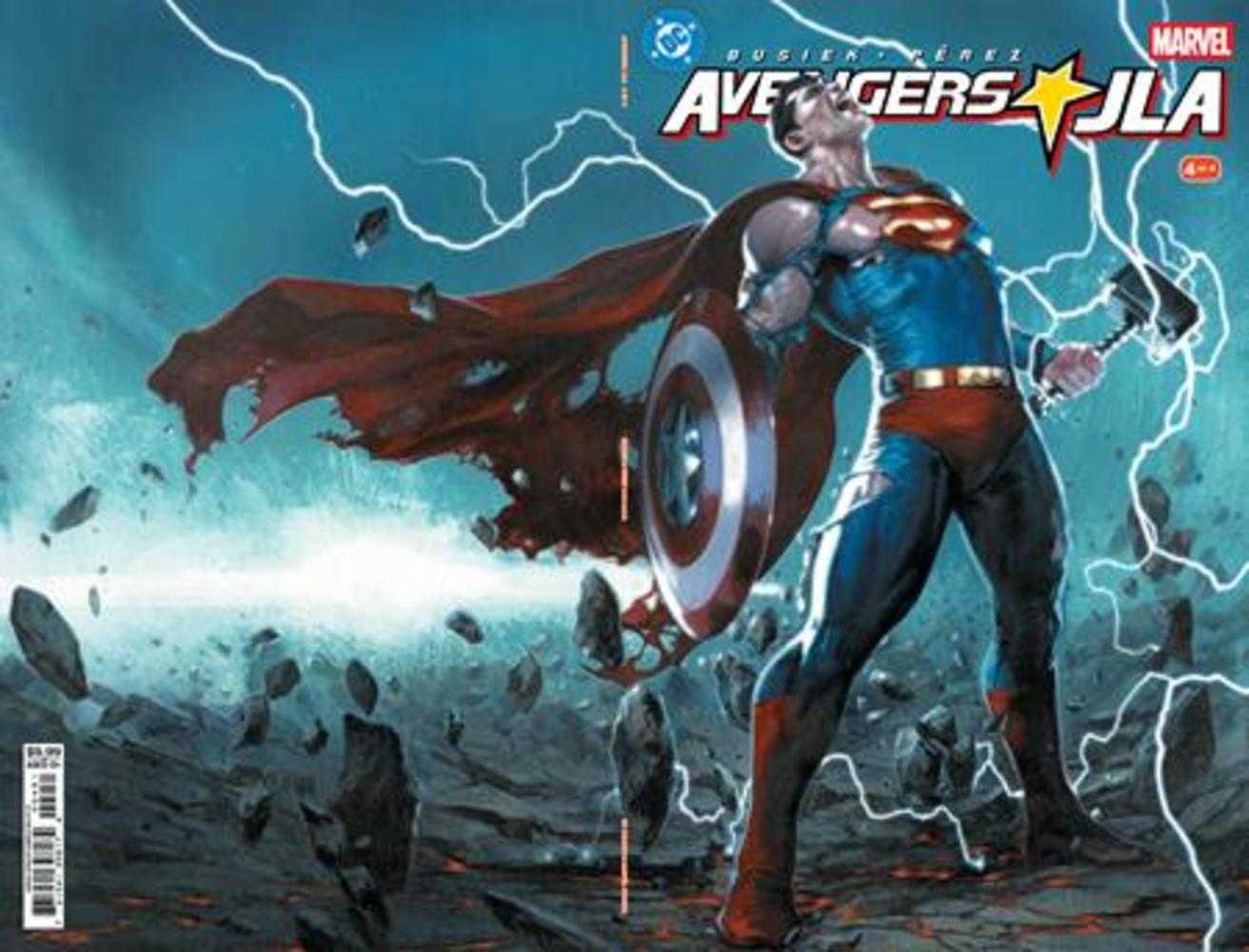 Avengers/JLA #4 Facsimile Edition Cover E Gabriele Dell Otto Wraparound Variant
