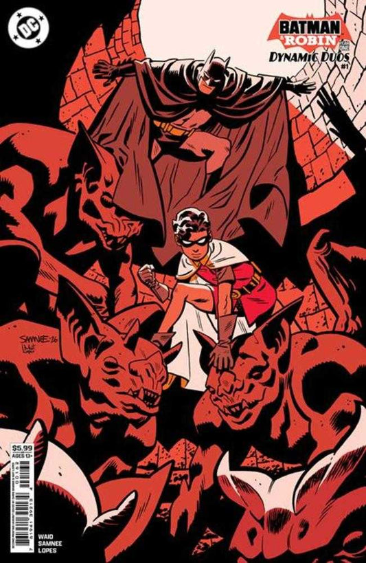 Batman & Robin: Year One - Dynamic Duos #1 (Of 12) 2nd Print Cover B Chris Samnee Card Stock Variant