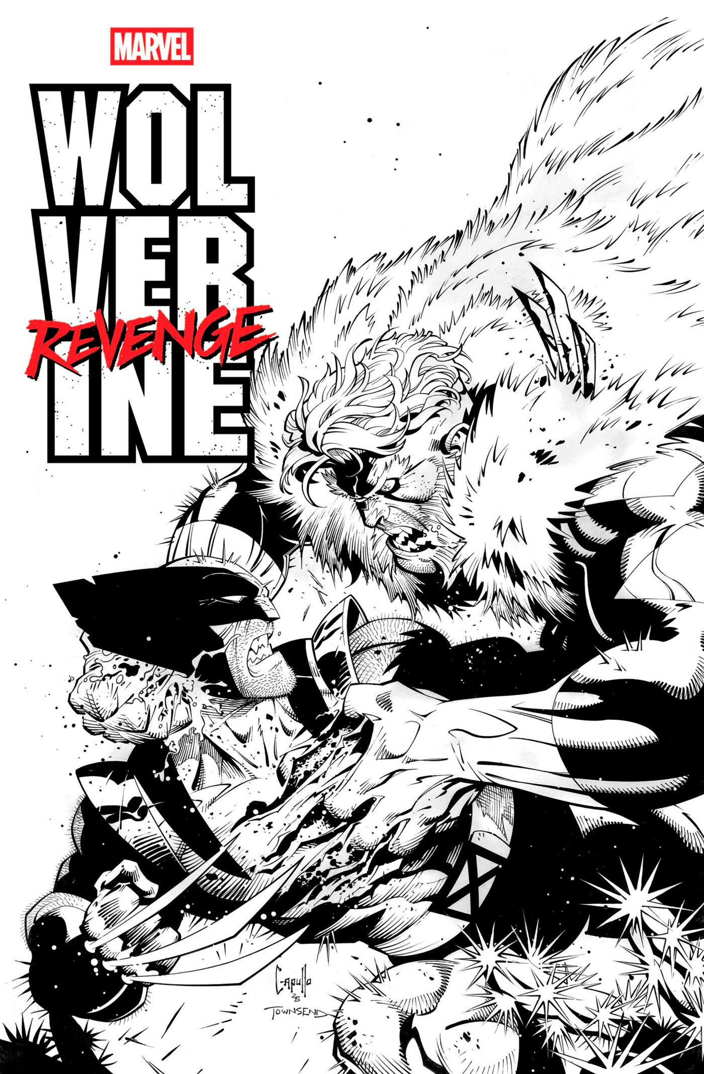 WOLVERINE: REVENGE - RED BAND: RAW - BLACK & WHITE EDITION #2 [POLYBAG]