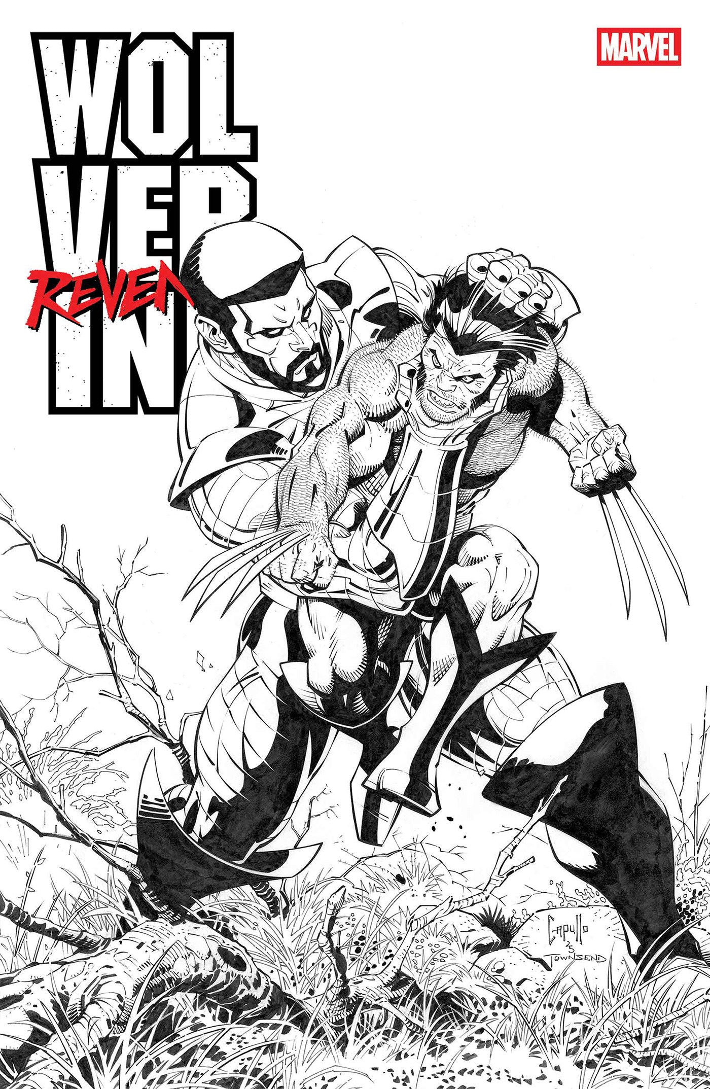 WOLVERINE: REVENGE RED BAND - RAW BLACK & WHITE EDITION #3 [POLYBAGGED]