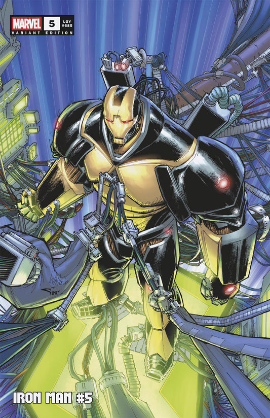 IRON MAN #5 WHILCE PORTACIO ADVANCED IRON MAN VARIANT