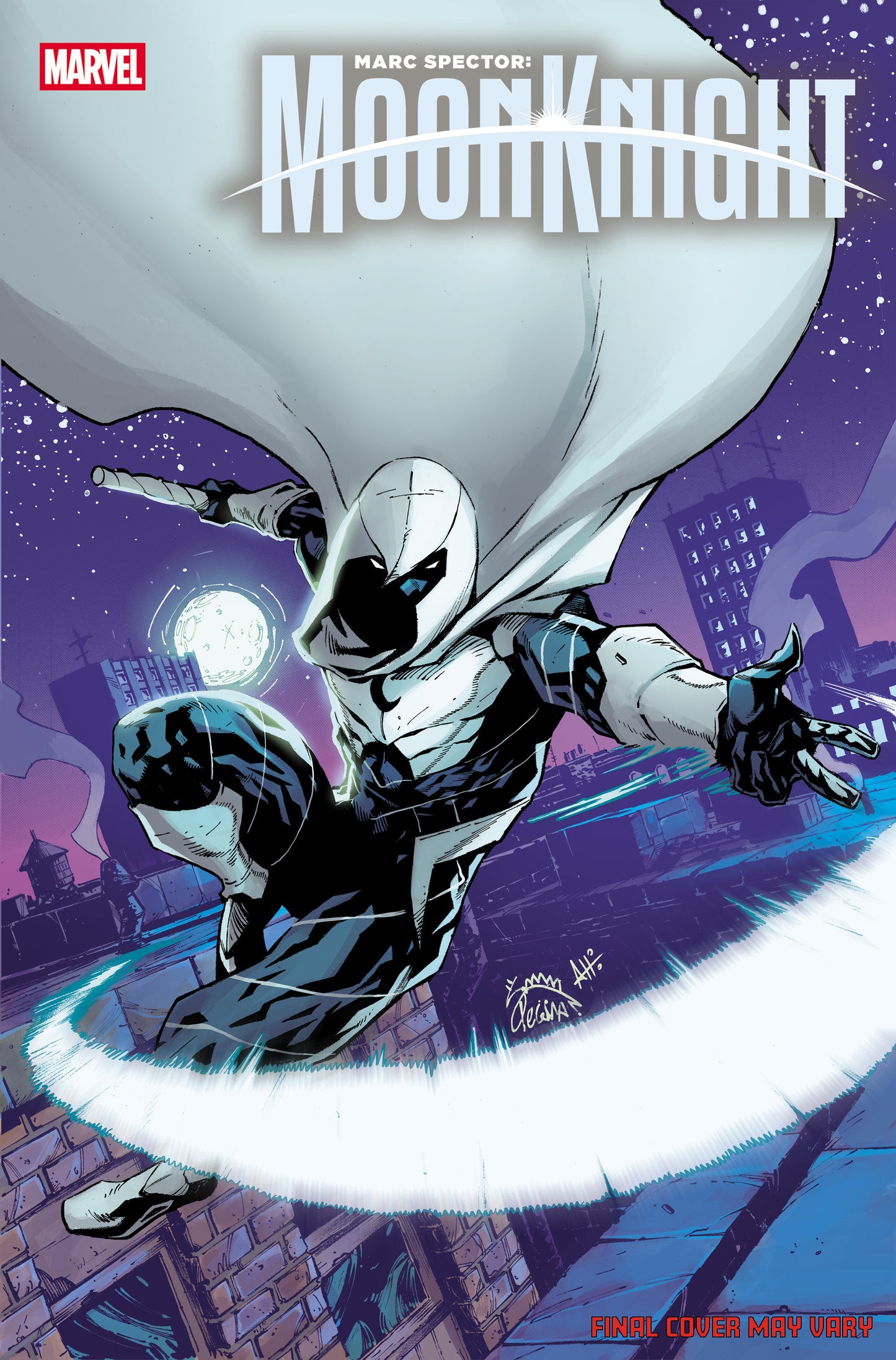 MARC SPECTOR: MOON KNIGHT #1 RYAN STEGMAN FOIL VARIANT
