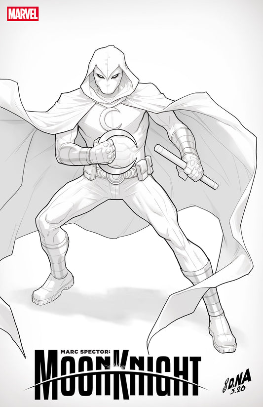 MARC SPECTOR: MOON KNIGHT #3 DAVID NAKAYAMA COLOR BLOCK WHITE VARIANT
