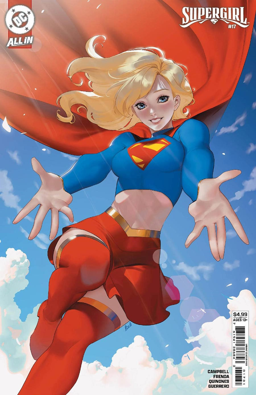 Supergirl #17 Cover C R1 C0 Card Stock Variant (Kingdom Of Zod)